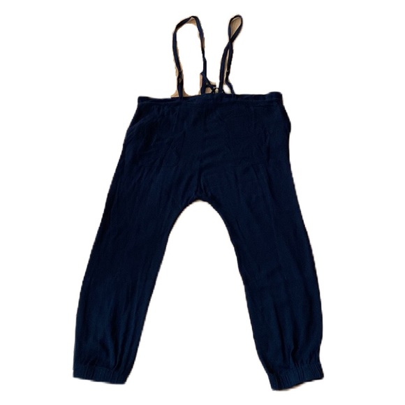 Ulla Johnson Freja High Rise Suspender Pants Noir Black Size 4 Overalls Harem - Picture 14 of 16